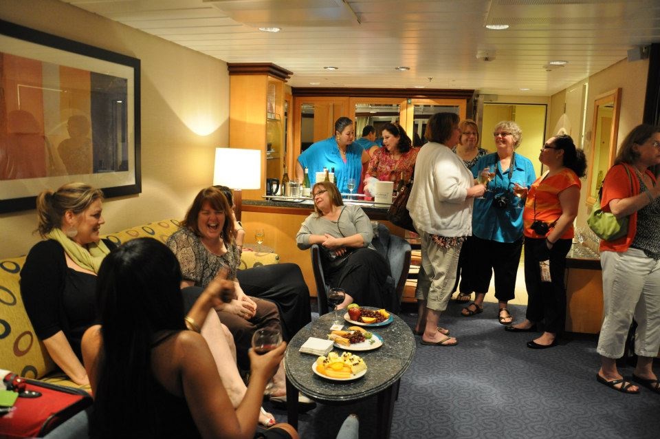 Lucky Break Consulting hosted a cocktail party in my suite!