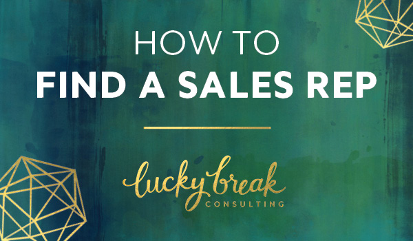 how to find a sales rep