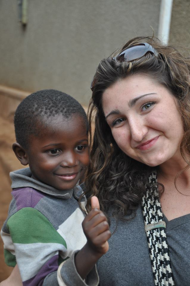 My daughter Chloe + B during our June visit to God's Grace Orphanage in Kampala
