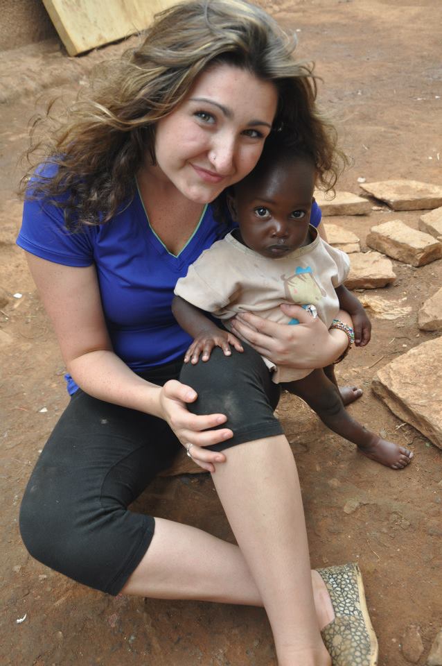 My daughter Chloe and Baby C, who was rescued from the orphanage by probation officers + police soon after we left in June