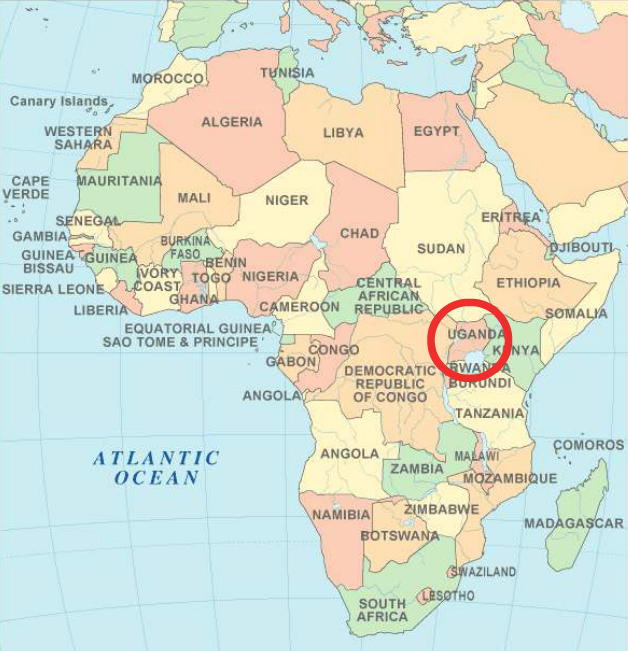 Uganda_Africa_Map