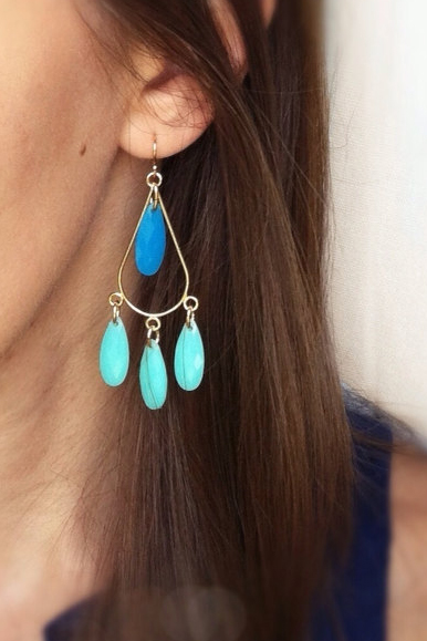 Artisan earrings by Megan of Nestled.