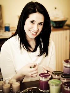 Anne Marie of Sparklefly Candle Company.