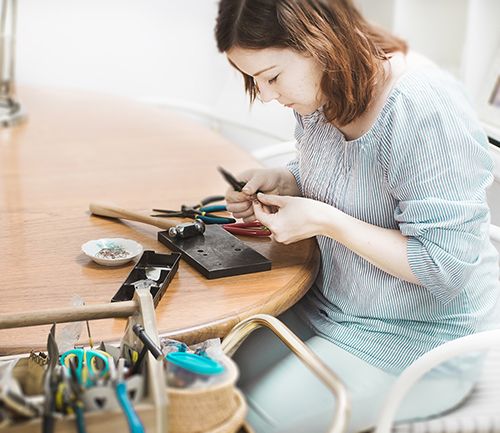 Meet the Maker - Ievgeniia MoonDome Jewelry