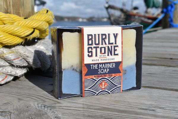 Burly Stone packaging + logo, AFTER Brick House Branding and a rebrand