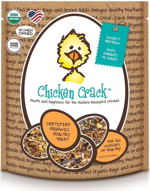 Treats for Chickens, after Brick House Branding and a packaging update