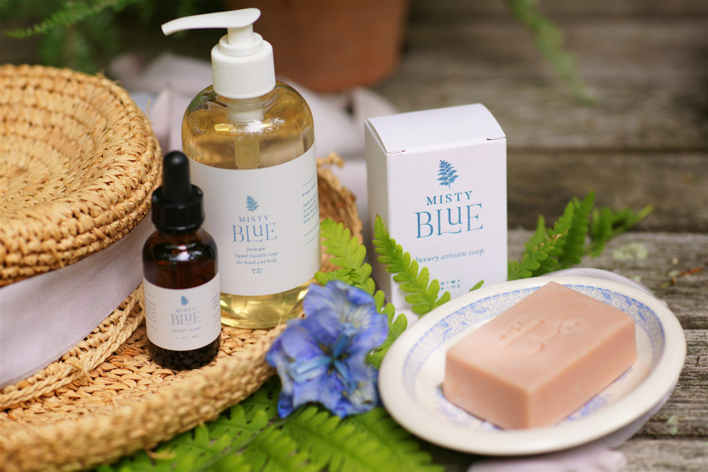 Misty Blue Botanicals product set