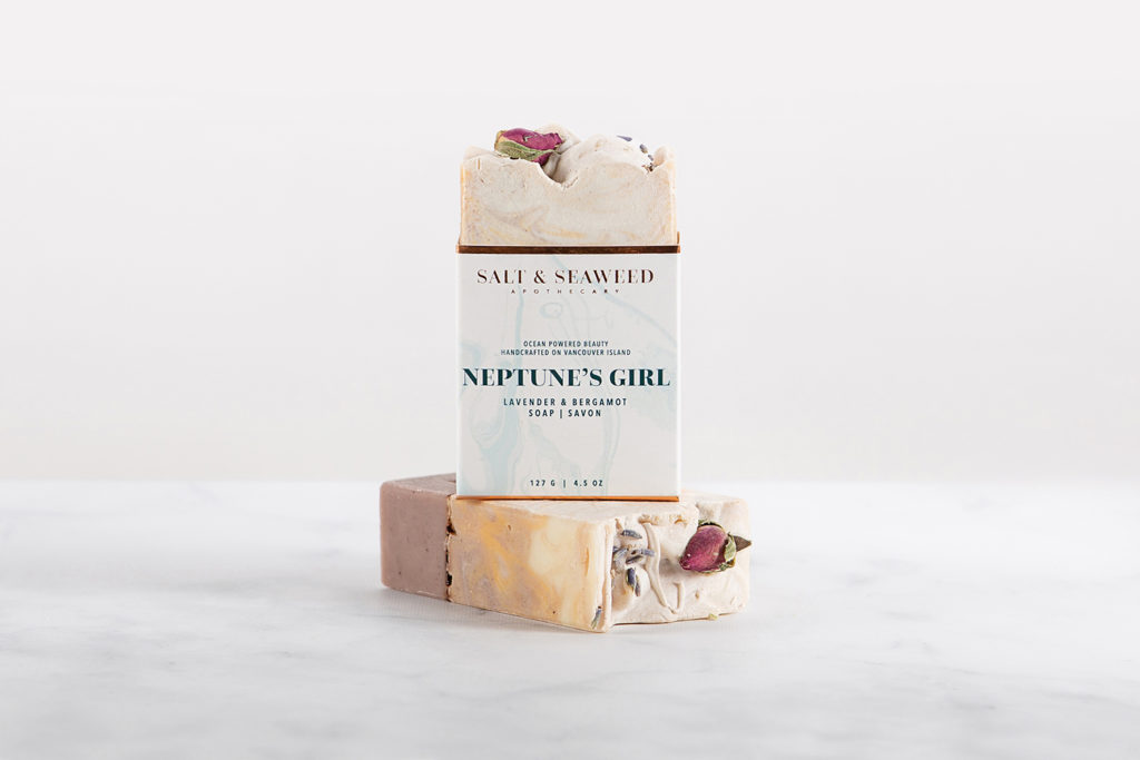 Rebranded Soaps from Salt and Seaweed Apothecary
