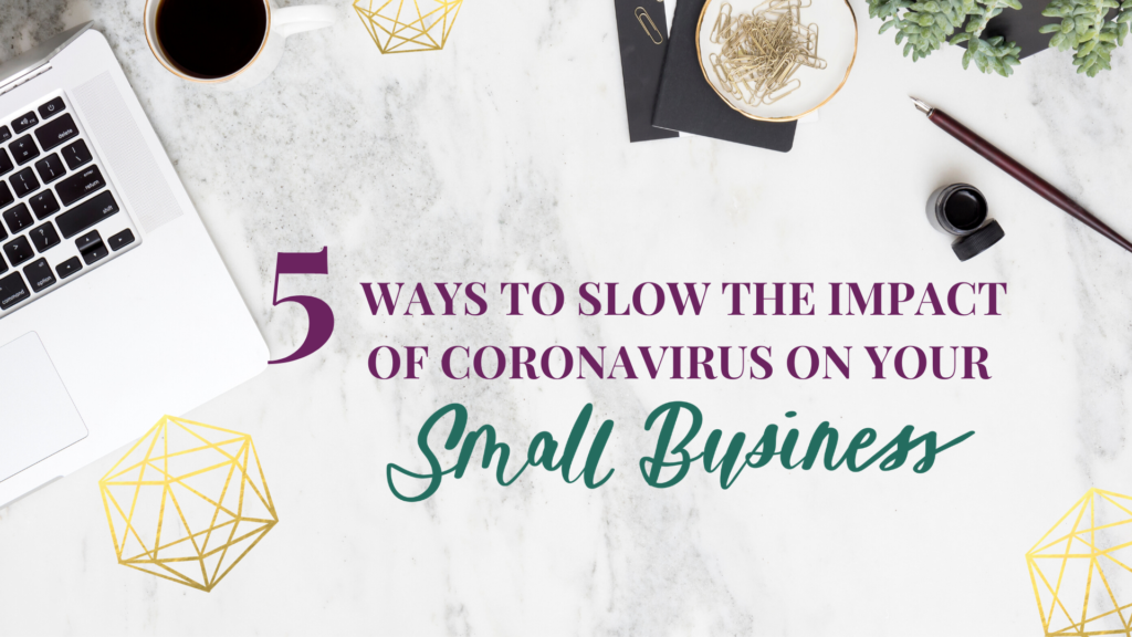How to slow the impact fo the coronavirus on small business
